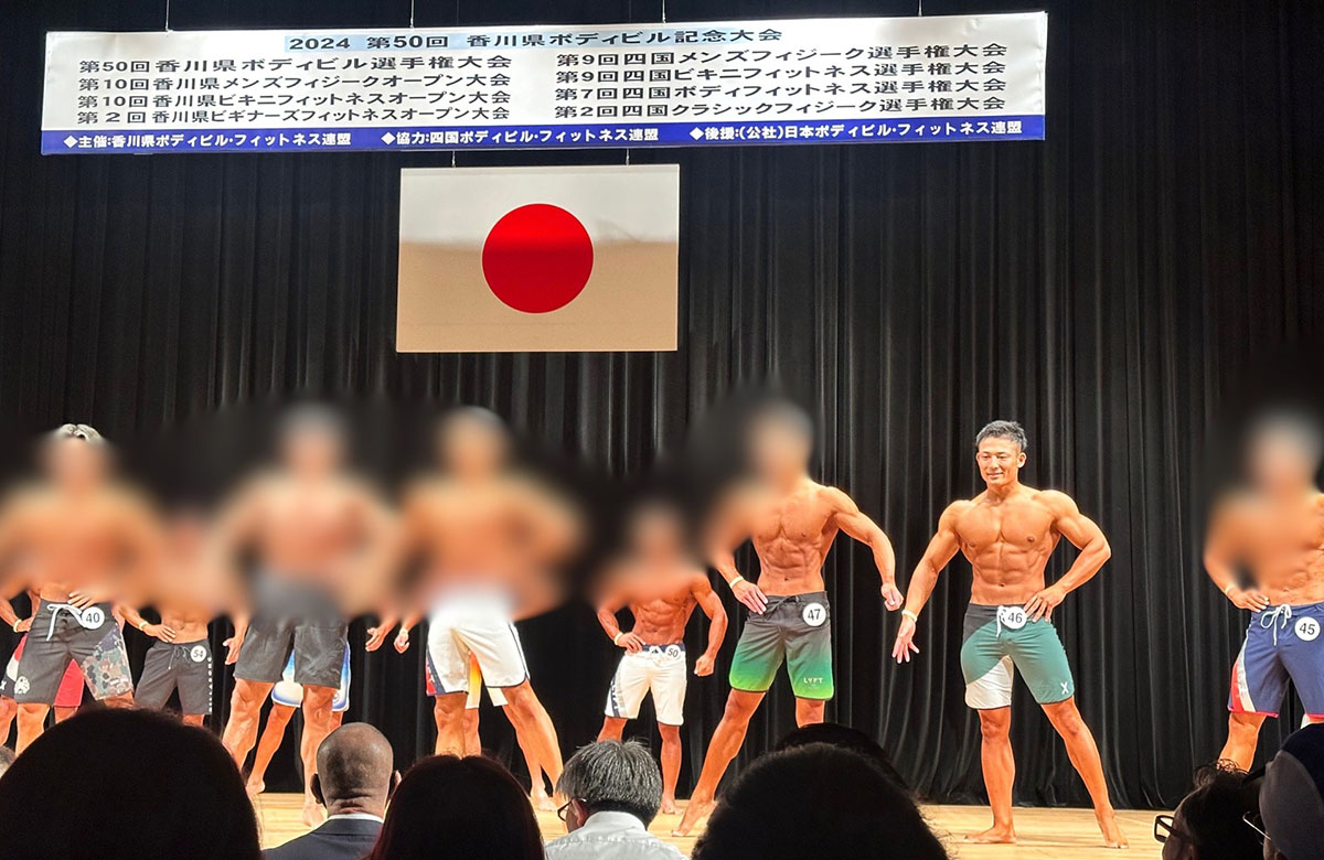 JBBF大会に鷲塚トレーナーが出場
